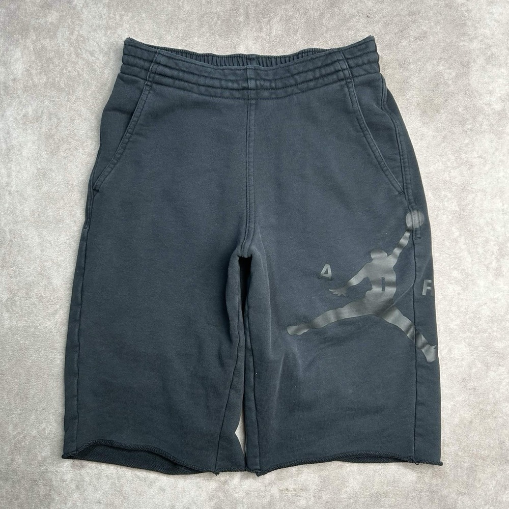 Nike Air Jordan 11 Sweat Shorts Mens S Legacy Terry Black Gym Workout AQ8026-010